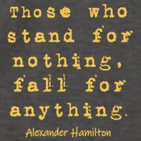 Alexander Hamilton Hoodie Inspirational Famous Aham Quote Vector Backpack