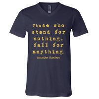 Alexander Hamilton Hoodie Inspirational Famous Aham Quote V-Neck T-Shirt