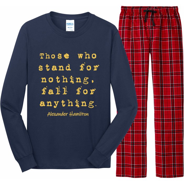 Alexander Hamilton Hoodie Inspirational Famous Aham Quote Long Sleeve Pajama Set