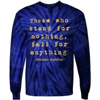 Alexander Hamilton Hoodie Inspirational Famous Aham Quote Tie-Dye Long Sleeve Shirt