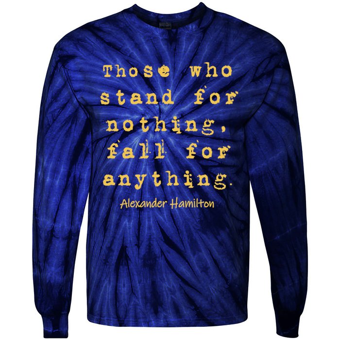 Alexander Hamilton Hoodie Inspirational Famous Aham Quote Tie-Dye Long Sleeve Shirt