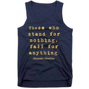 Alexander Hamilton Hoodie Inspirational Famous Aham Quote Tank Top