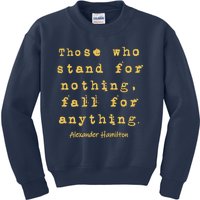 Alexander Hamilton Hoodie Inspirational Famous Aham Quote Kids Sweatshirt