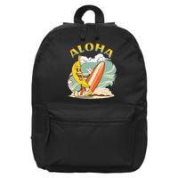 Aloha Hawaii Hawaiian Island Tees Surf 16 in Basic Backpack