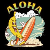 Aloha Hawaii Hawaiian Island Tees Surf 16 in Basic Backpack