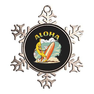 Aloha Hawaii Hawaiian Island Tees Surf Metallic Star Ornament