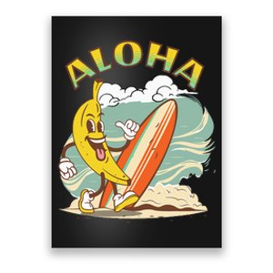 Aloha Hawaii Hawaiian Island Tees Surf Poster