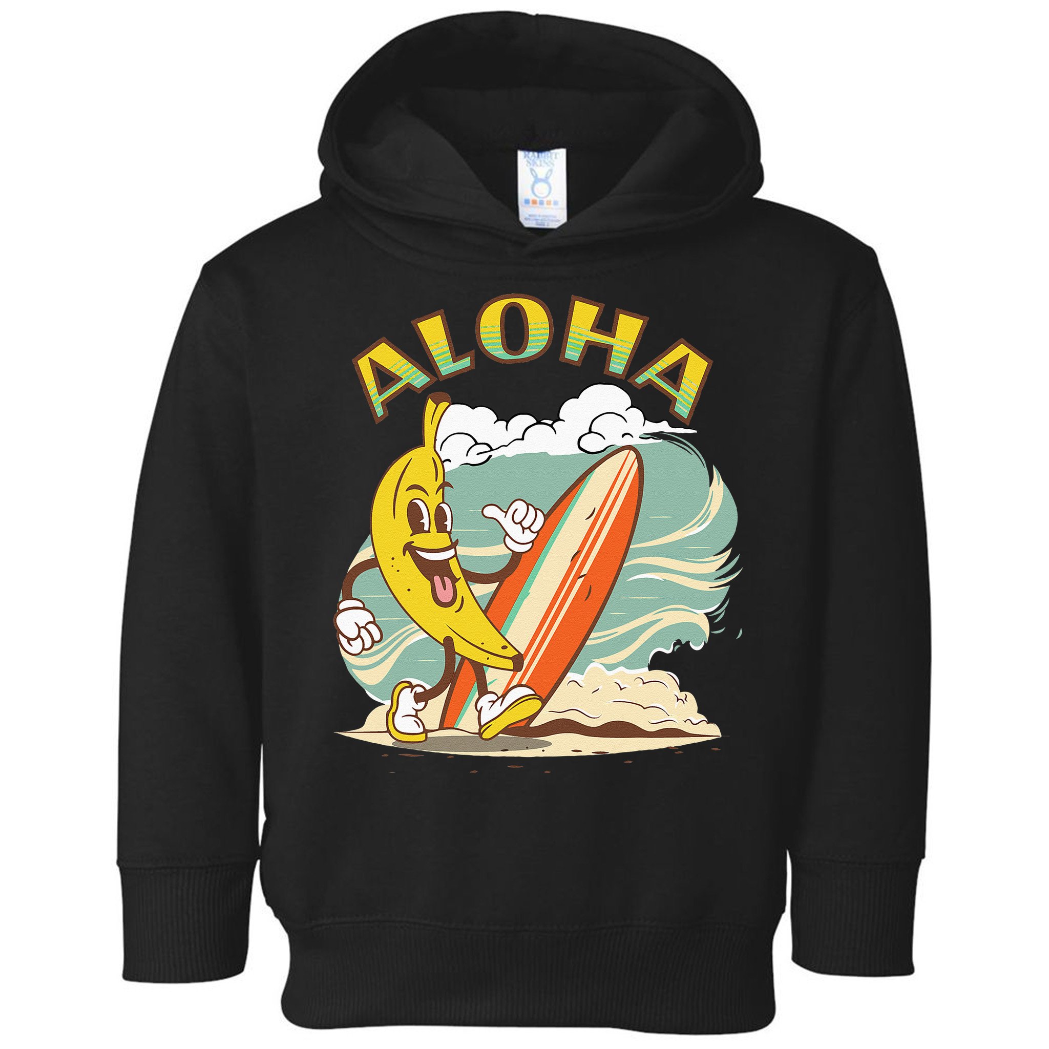 Aloha Hawaii Hawaiian Island Tees Surf Toddler Hoodie