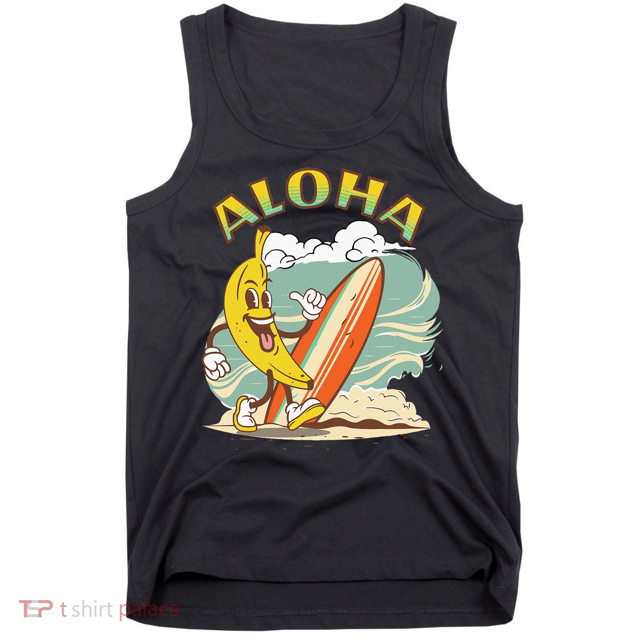 Aloha Hawaii Hawaiian Island Tees Surf Tank Top
