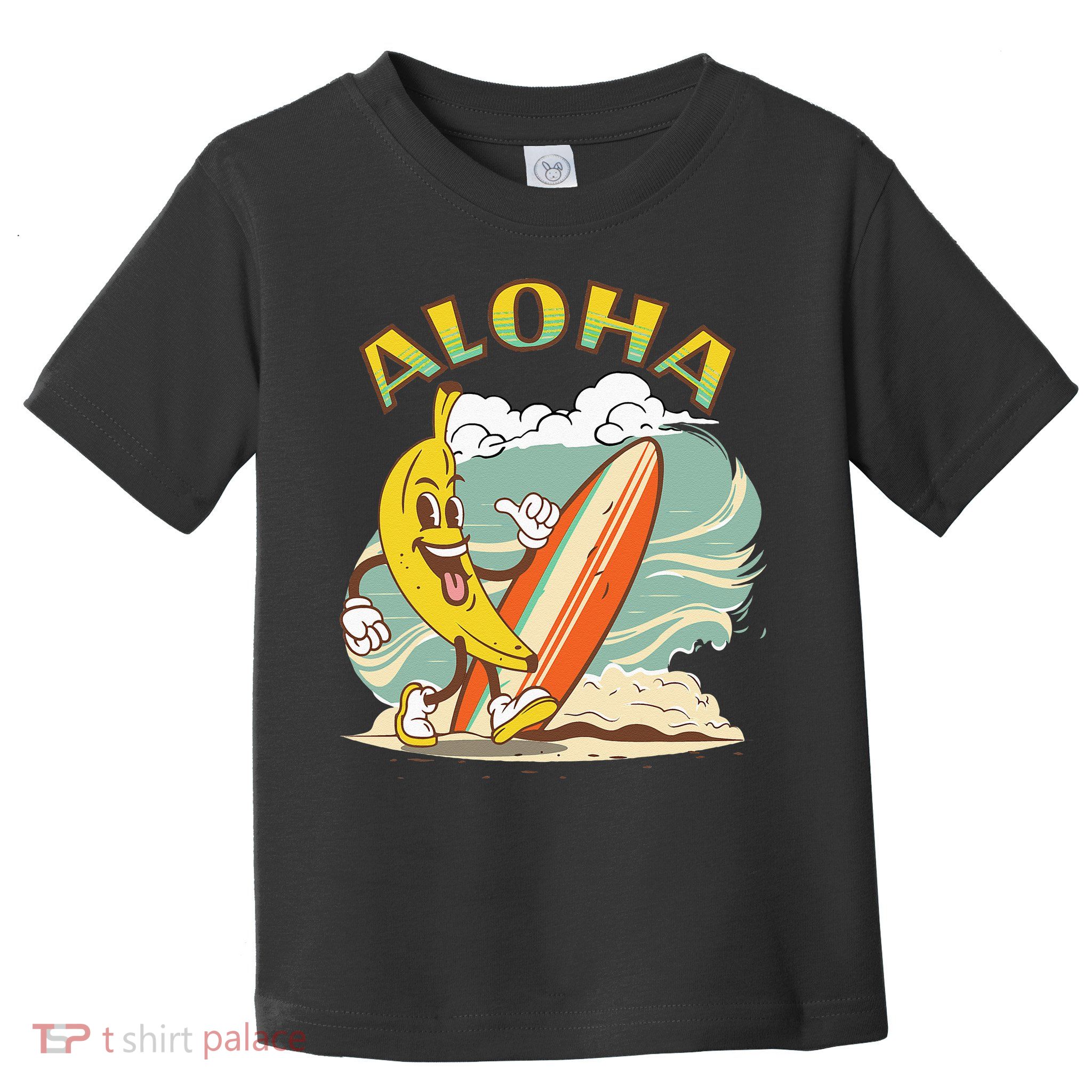 Aloha Hawaii Hawaiian Island Tees Surf Toddler T-Shirt