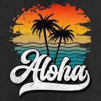Aloha Hawaii Hawaii Lover Retro Aloha 11oz C Handle Ceramic Mug