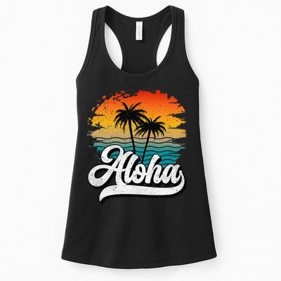 Aloha Hawaii Hawaii Lover Retro Aloha Womens Tank Top