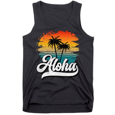 Aloha Hawaii Hawaii Lover Retro Aloha Tank Top