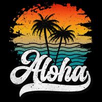 Aloha Hawaii Hawaii Lover Retro Aloha Visor