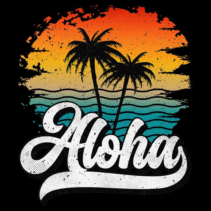 Aloha Hawaii Hawaii Lover Retro Aloha Visor