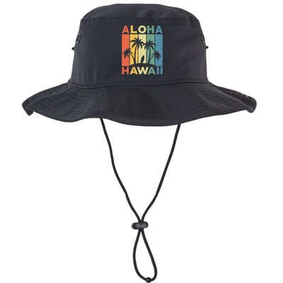 Aloha Hawaii Hawaiian Island Palm Beach Surfboard Surf Legacy Cool Fit Booney Bucket Hat