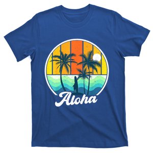 Aloha Hawaii Hawaiian Shirts For Boys Girls Palm Tree Surf T-Shirt