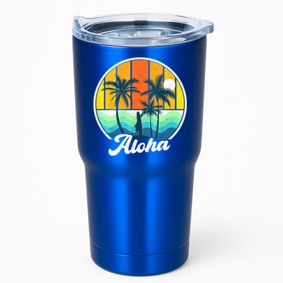 Aloha Hawaii Hawaiian Shirts For Boys Girls Palm Tree Surf Tumbler
