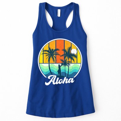Aloha Hawaii Hawaiian Shirts For Boys Girls Palm Tree Surf Womens Tank Top