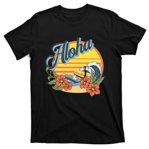 Aloha Hawaii Hawaiian Island Surf Sport T-Shirt