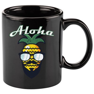 Aloha Hawaii Hawaiian Island Great Gift Beard This Is My Hawaiian Gift 11oz C Handle Ceramic Mug