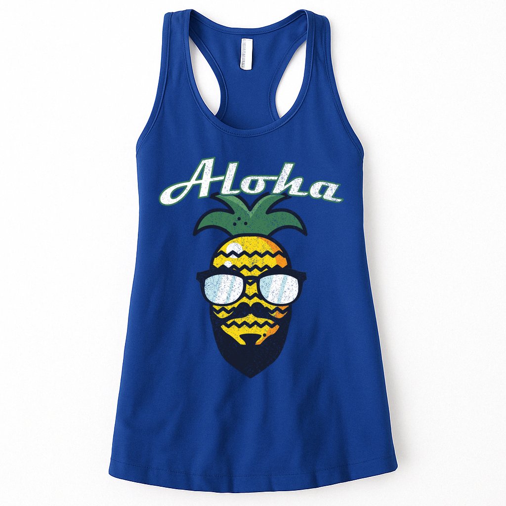 Aloha Hawaii Hawaiian Island Great Gift Beard This Is My Hawaiian Gift Womens Tank Top