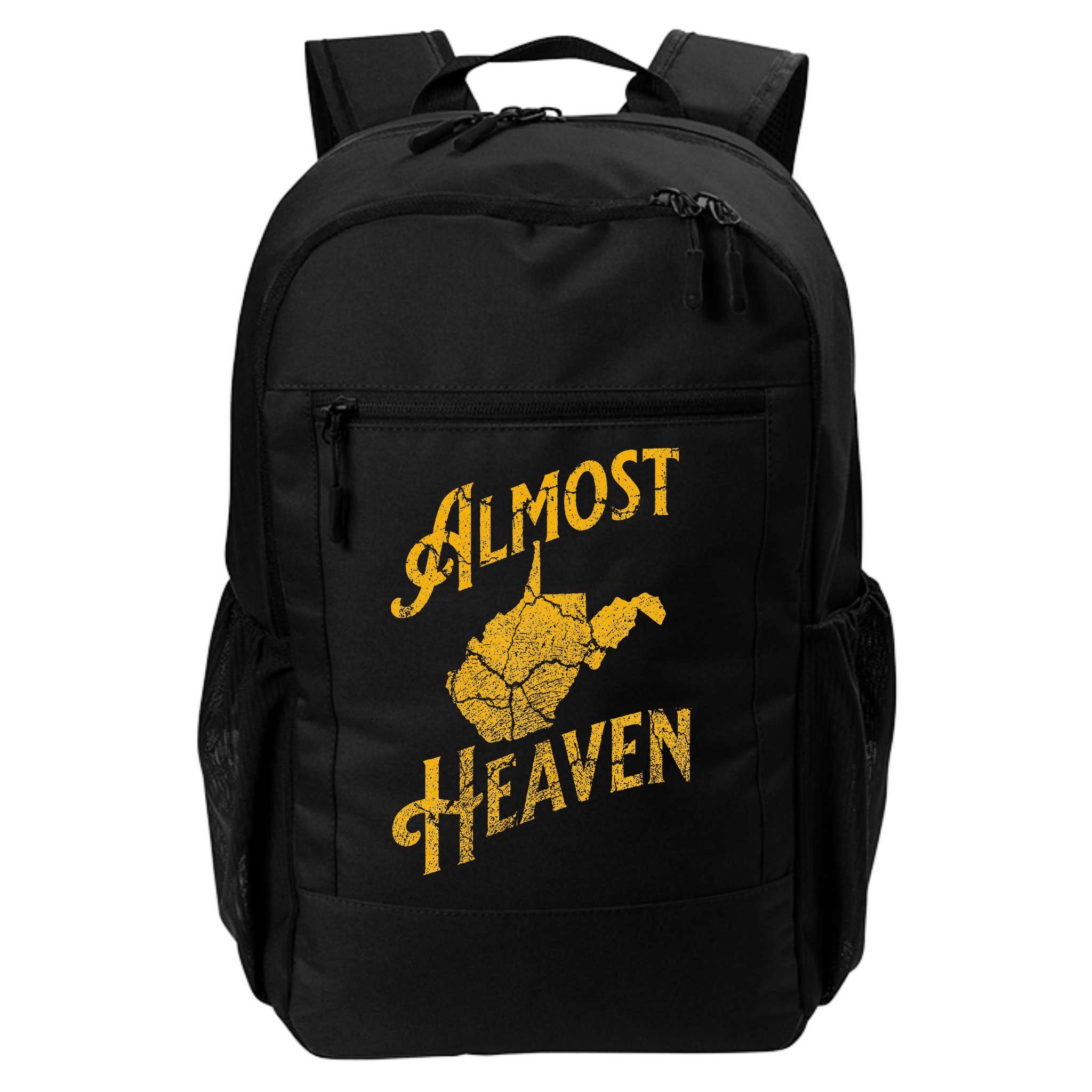 Almost Heaven Home West Virginia Map 304 Wv Vintage Backpack