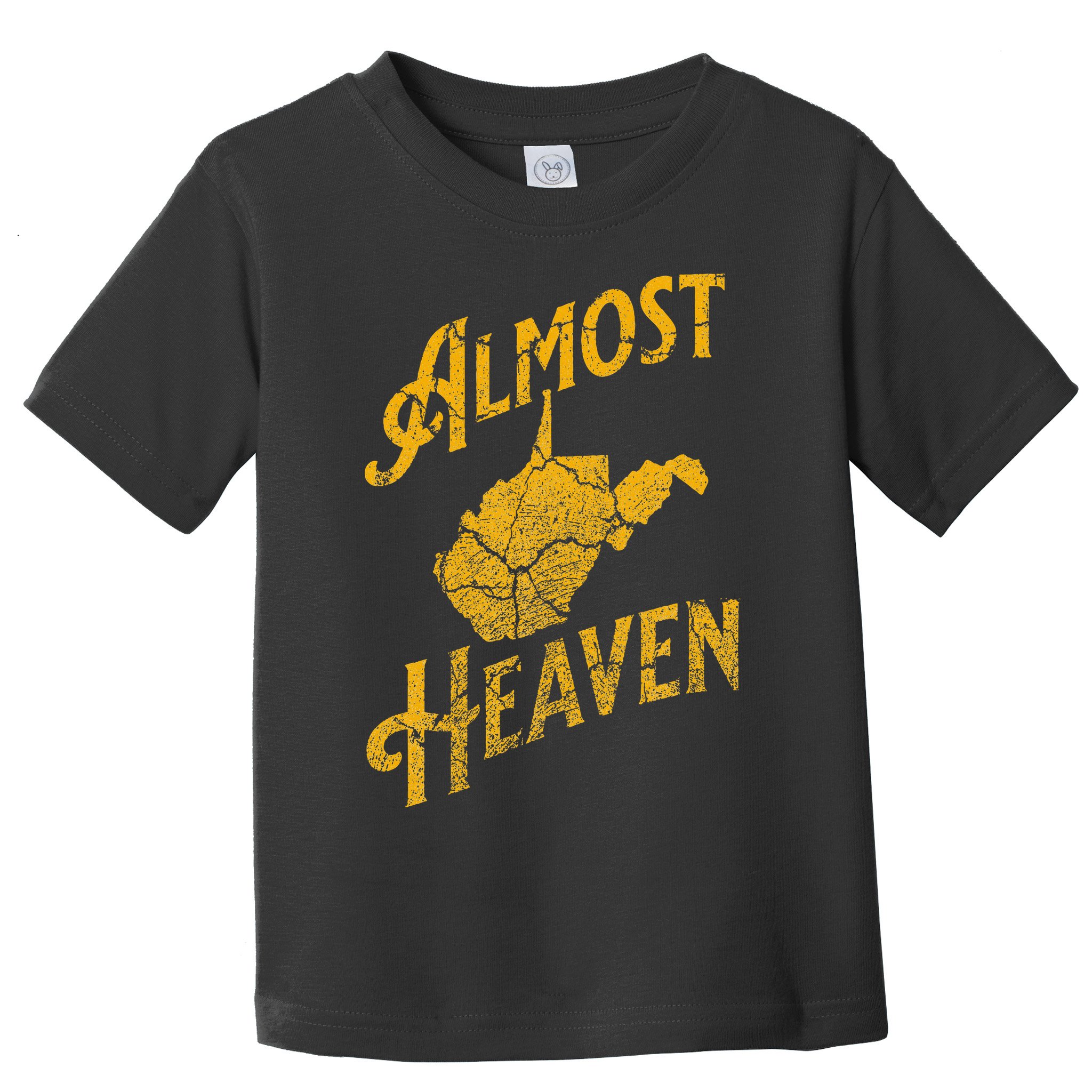 Almost Heaven Home West Virginia Map 304 Wv Vintage Toddler T-Shirt
