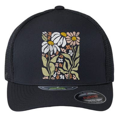 Aloha Hawaiian Hibiscus Flower Hawaii Vacation Flexfit Unipanel Trucker Cap