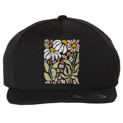 Aloha Hawaiian Hibiscus Flower Hawaii Vacation Wool Snapback Cap