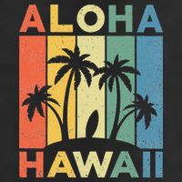 Aloha Hawaii Hawaiian Island Palm Beach Surfboard Surf Adult Drive Performance Visor