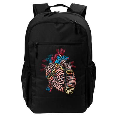 Anatomical Human Heart Cardiology Medical Cardiac Nurse Daily Commute Backpack