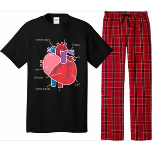 Anatomical Humain Heart Anatomy Science Physiology Medical Great Gift Pajama Set