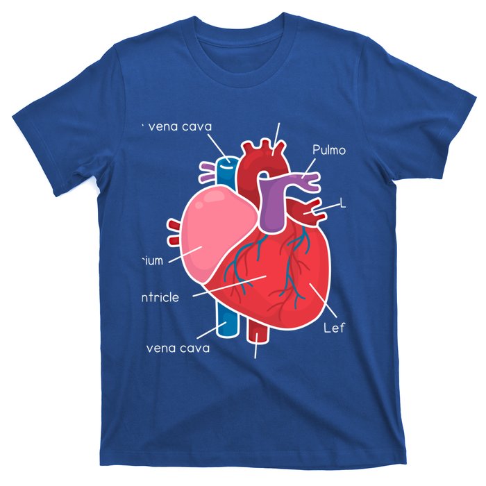 Anatomical Humain Heart Anatomy Science Physiology Medical Great Gift T-Shirt