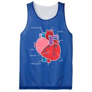 Anatomical Humain Heart Anatomy Science Physiology Medical Great Gift Mesh Reversible Basketball Jersey Tank