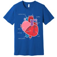 Anatomical Humain Heart Anatomy Science Physiology Medical Great Gift Premium T-Shirt