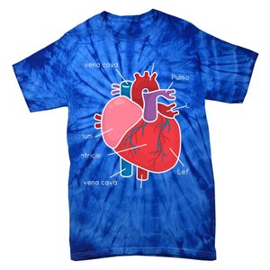 Anatomical Humain Heart Anatomy Science Physiology Medical Great Gift Tie-Dye T-Shirt