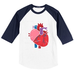 Anatomical Humain Heart Anatomy Science Physiology Medical Great Gift Baseball Sleeve Shirt