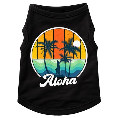 Aloha Hawaii Hawaiian Island Funny Summer Doggie Tank
