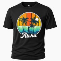Aloha Hawaii Hawaiian Island Funny Summer Cooling Performance Crew T-Shirt
