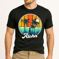 Aloha Hawaii Hawaiian Island Funny Summer Cooling Performance Crew T-Shirt