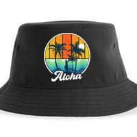 Aloha Hawaii Hawaiian Island Funny Summer Sustainable Bucket Hat