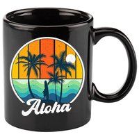 Aloha Hawaii Hawaiian Island Funny Summer 11oz C Handle Ceramic Mug
