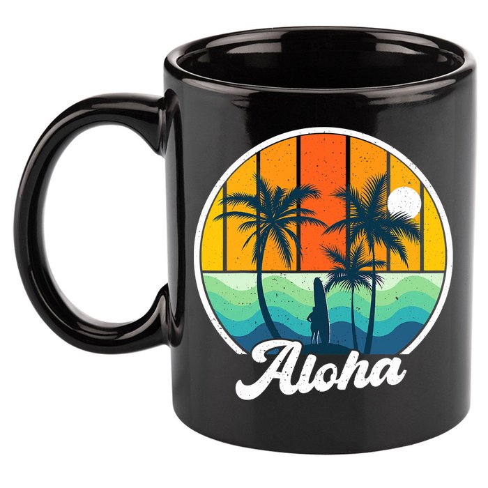 Aloha Hawaii Hawaiian Island Funny Summer 11oz C Handle Ceramic Mug