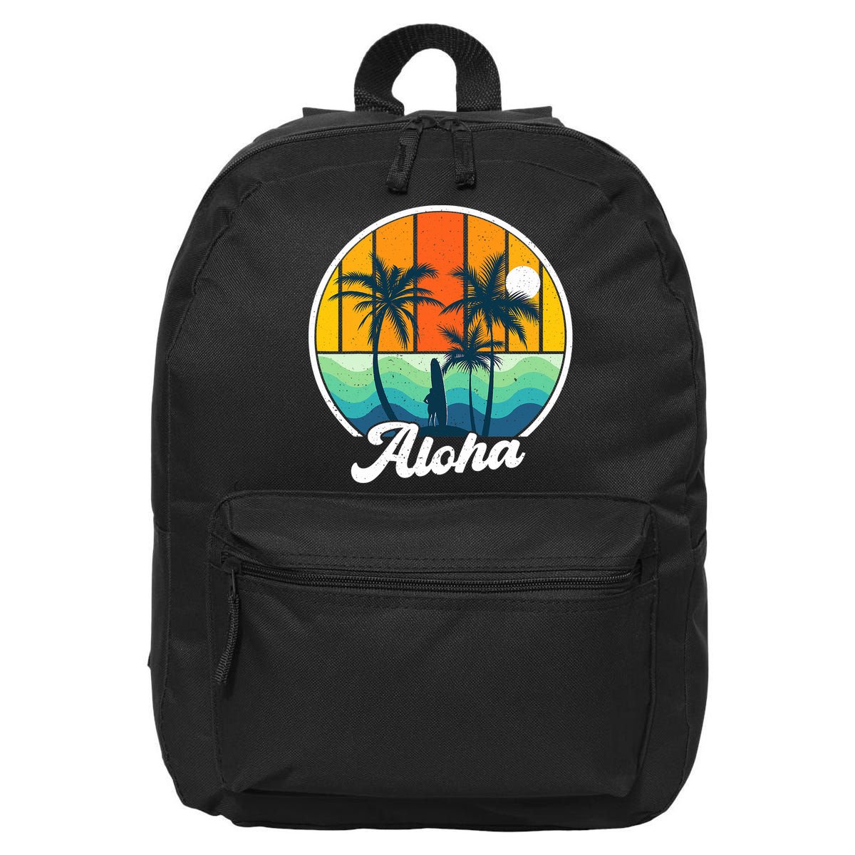 Aloha Hawaii Hawaiian Island Funny Summer 16 in Basic Backpack
