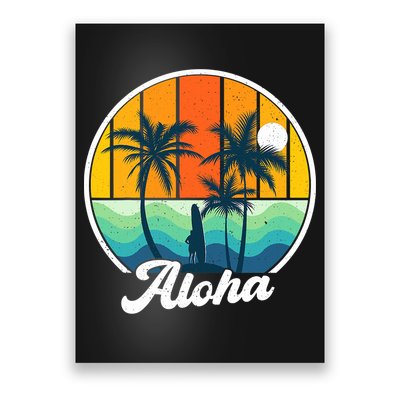 Aloha Hawaii Hawaiian Island Funny Summer Poster
