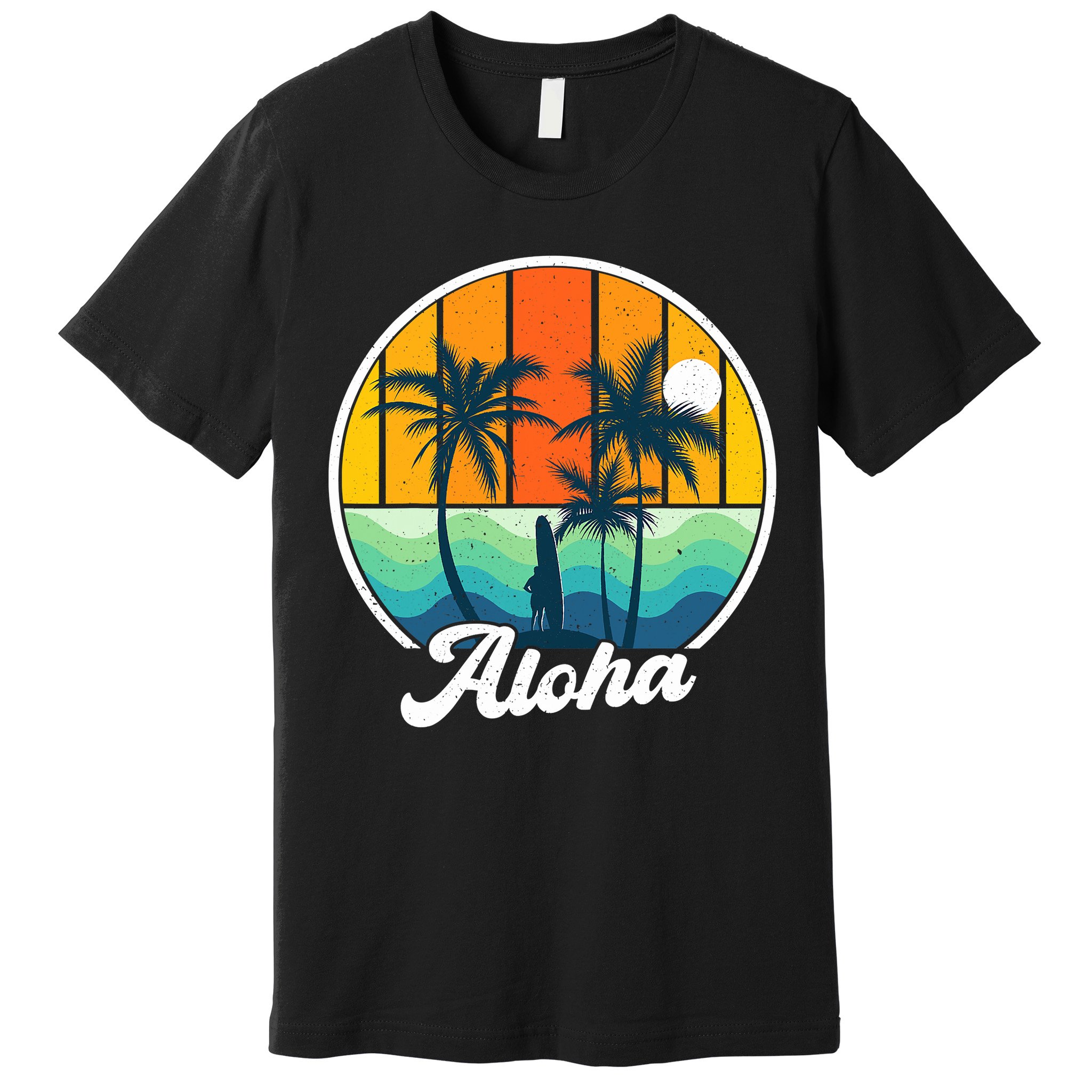 Aloha Hawaii Hawaiian Island Funny Summer Premium T-Shirt