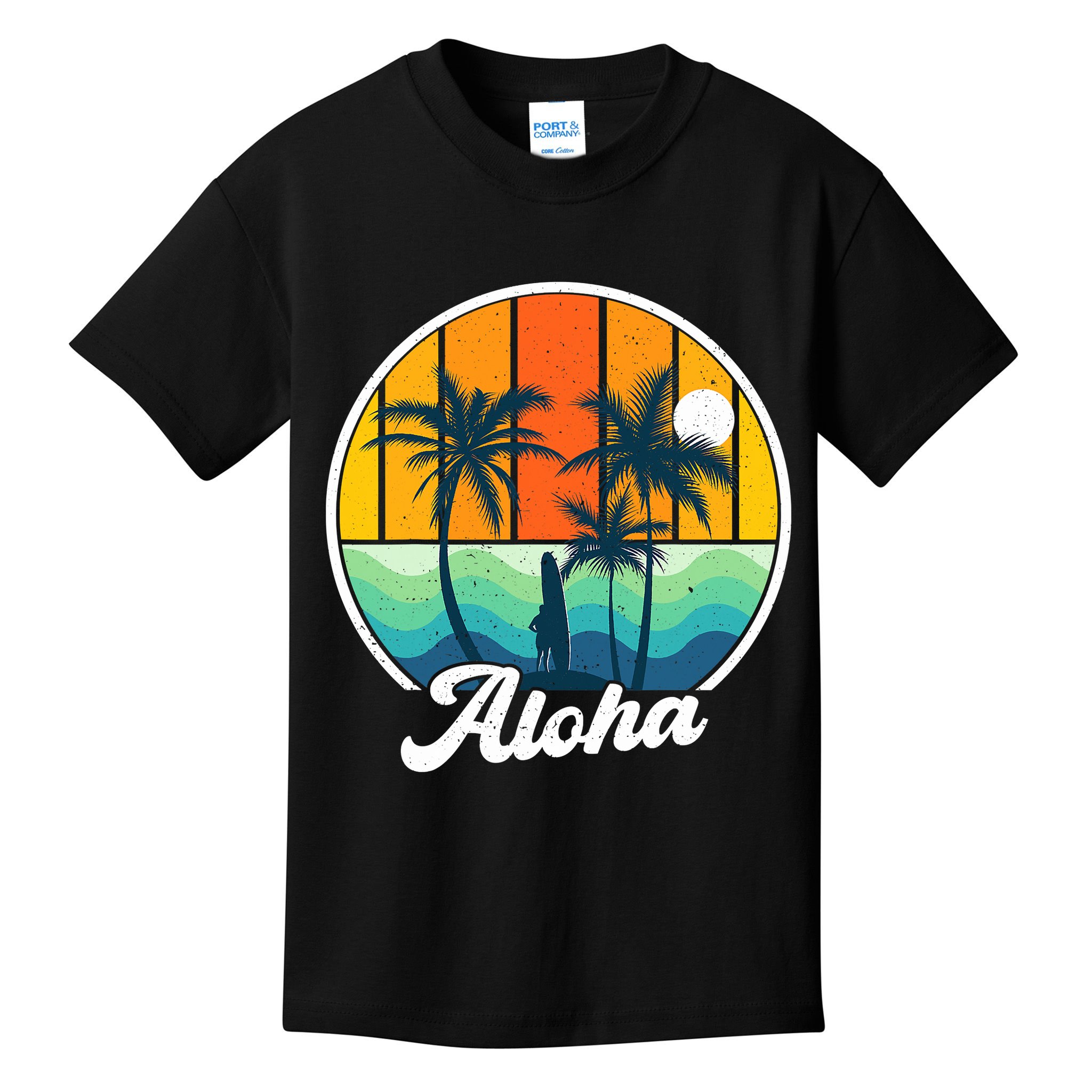 Aloha Hawaii Hawaiian Island Funny Summer Kids T-Shirt