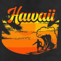 Aloha Hawaii Hawaiian Island Palm Beach Surfboard 11oz C Handle Ceramic Mug