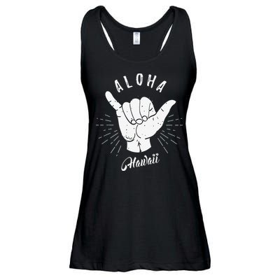 Aloha Hawaii Hawaiian Beach Summer Vacation Gifts Souvenir Ladies Essential Flowy Tank